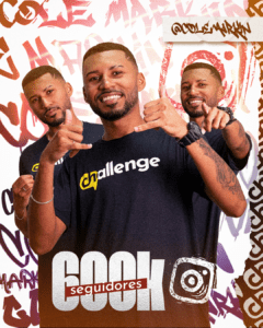 Colé Markin comemora 600 mil seguidores e celebra sucesso na Challenge